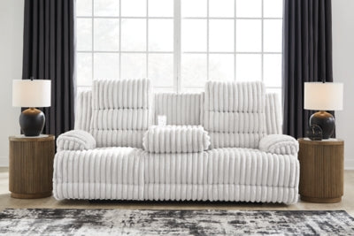 Rhines Falls Power Reclining Sofa with Drop Down Table - US Furniture & Mattress (Waterbury,CT)*