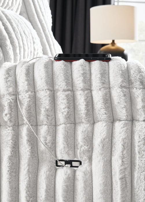 Rhines Falls Power Reclining Loveseat with Console - US Furniture & Mattress (Waterbury,CT)*
