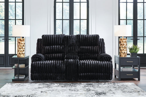 Rhine Falls Reclining Loveseat with Console - US Furniture & Mattress (Waterbury,CT)*