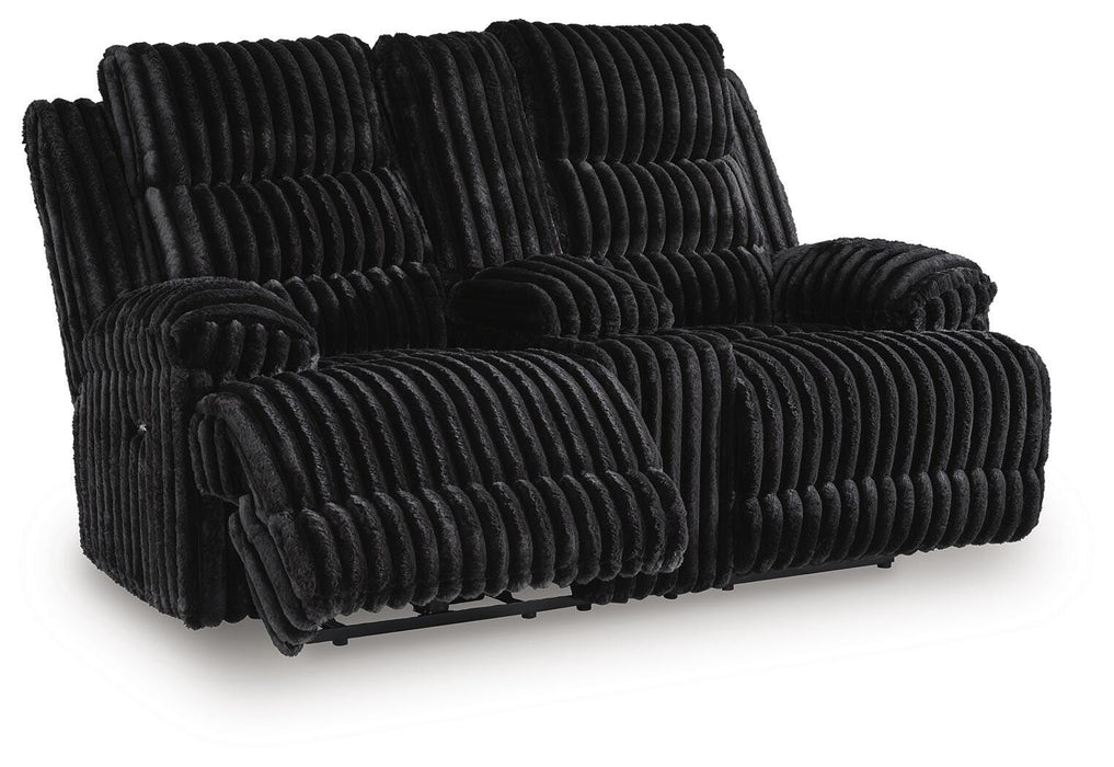 Rhine Falls Reclining Loveseat with Console - US Furniture & Mattress (Waterbury,CT)*
