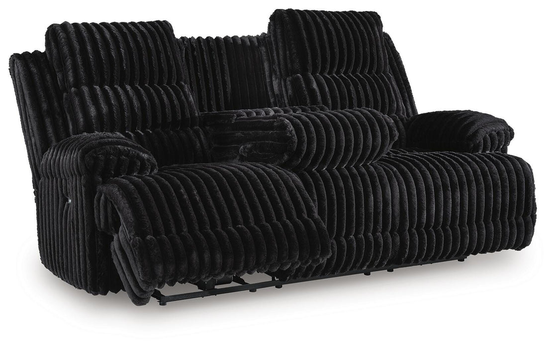 Rhine Falls Power Reclining Sofa with Drop Down Table - US Furniture & Mattress (Waterbury,CT)*