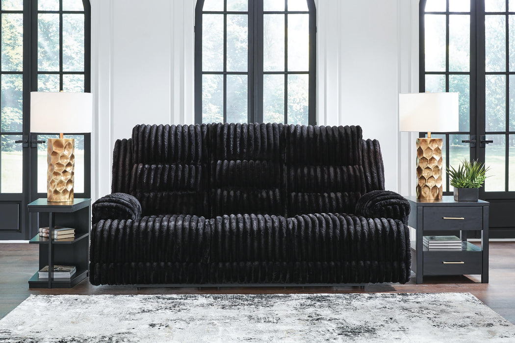 Rhine Falls Power Reclining Sofa with Drop Down Table - US Furniture & Mattress (Waterbury,CT)*