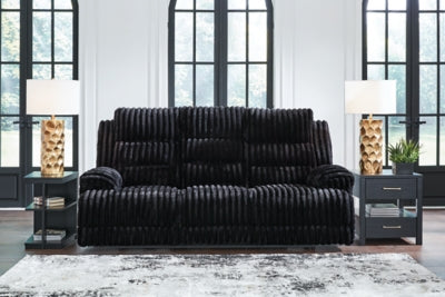 Rhine Falls Power Reclining Sofa with Drop Down Table - US Furniture & Mattress (Waterbury,CT)*