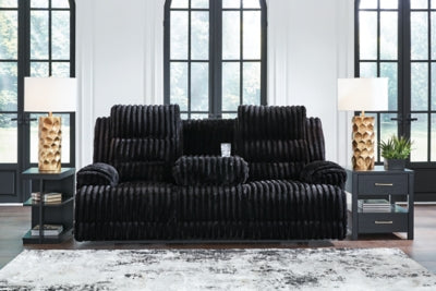 Rhine Falls Power Reclining Sofa with Drop Down Table - US Furniture & Mattress (Waterbury,CT)*