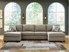Newellen Sectional with Double Chaise - US Furniture & Mattress (Waterbury,CT)*