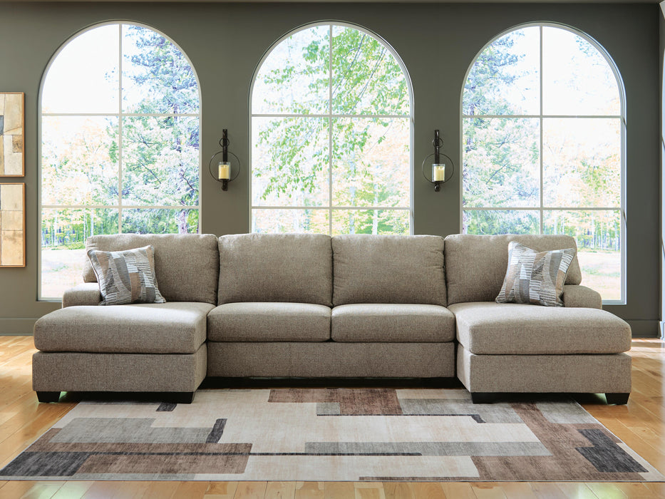 Newellen Sectional with Double Chaise - US Furniture & Mattress (Waterbury,CT)*