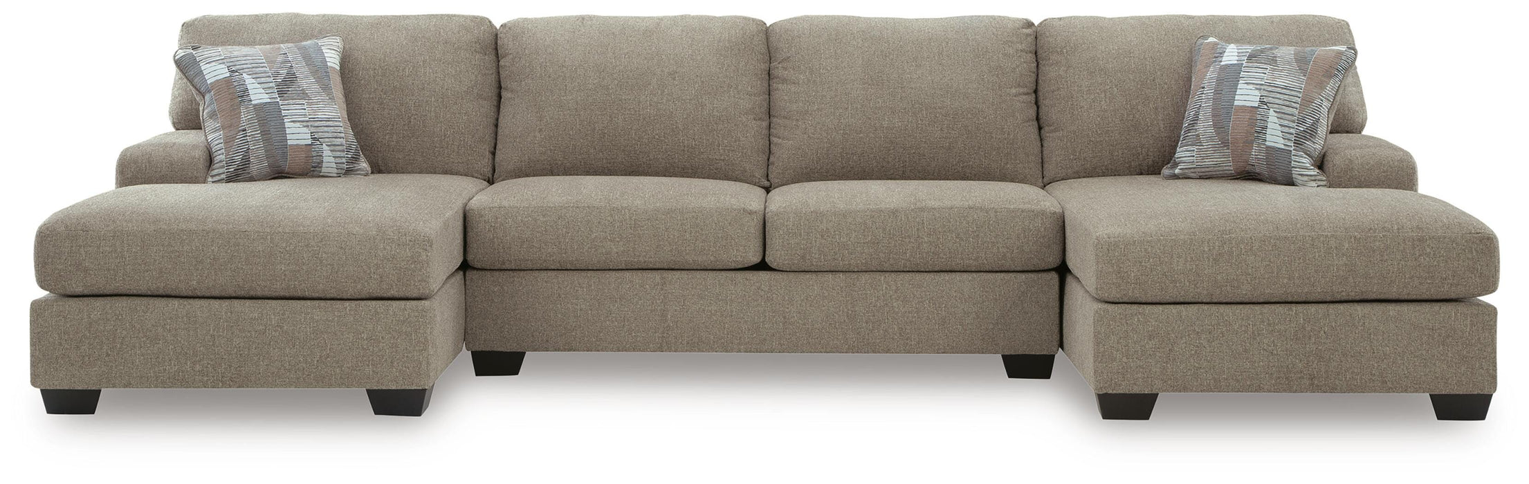 Newellen Sectional with Double Chaise - US Furniture & Mattress (Waterbury,CT)*