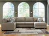 Newellen Sectional with Chaise - US Furniture & Mattress (Waterbury,CT)*