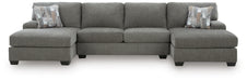Clarington Sleeper Sectional with Double Chaise - US Furniture & Mattress (Waterbury,CT)*