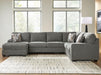 Clarington Sleeper Sectional with Chaise - US Furniture & Mattress (Waterbury,CT)*