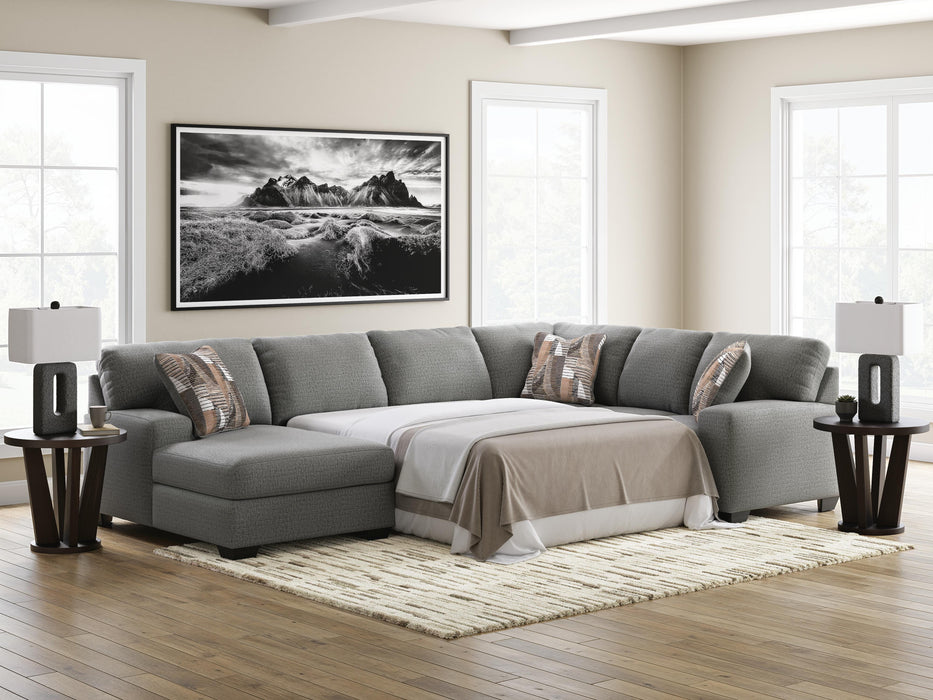 Clarington Sleeper Sectional with Chaise - US Furniture & Mattress (Waterbury,CT)*