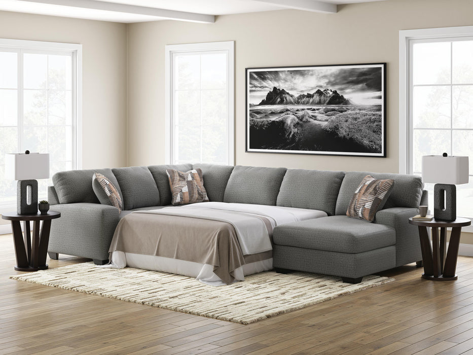 Clarington Sleeper Sectional with Chaise - US Furniture & Mattress (Waterbury,CT)*