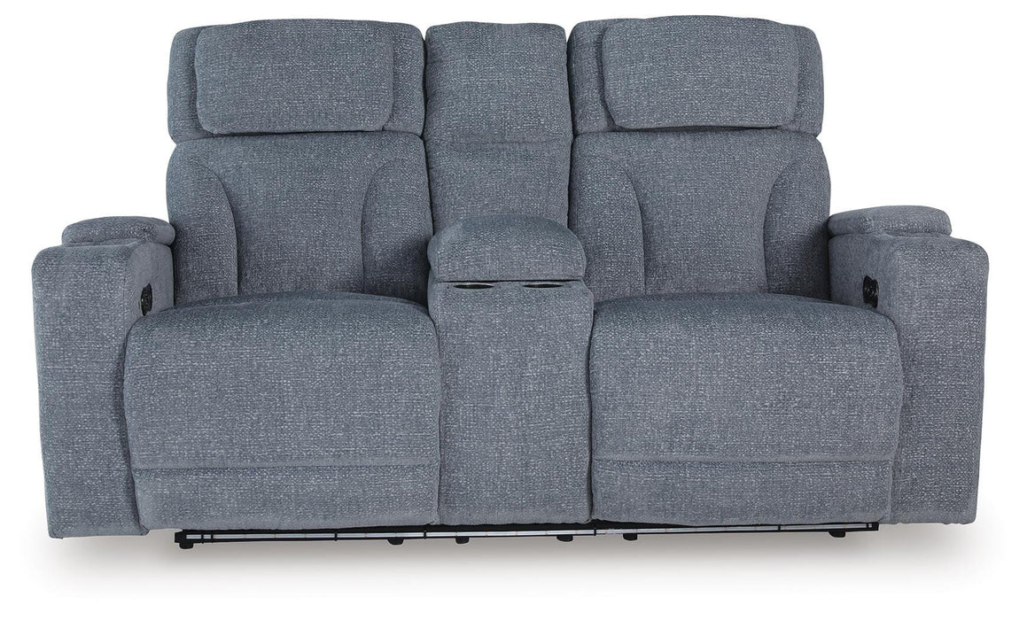 Studio Cave Power Reclining Loveseat with Console - US Furniture & Mattress (Waterbury,CT)*