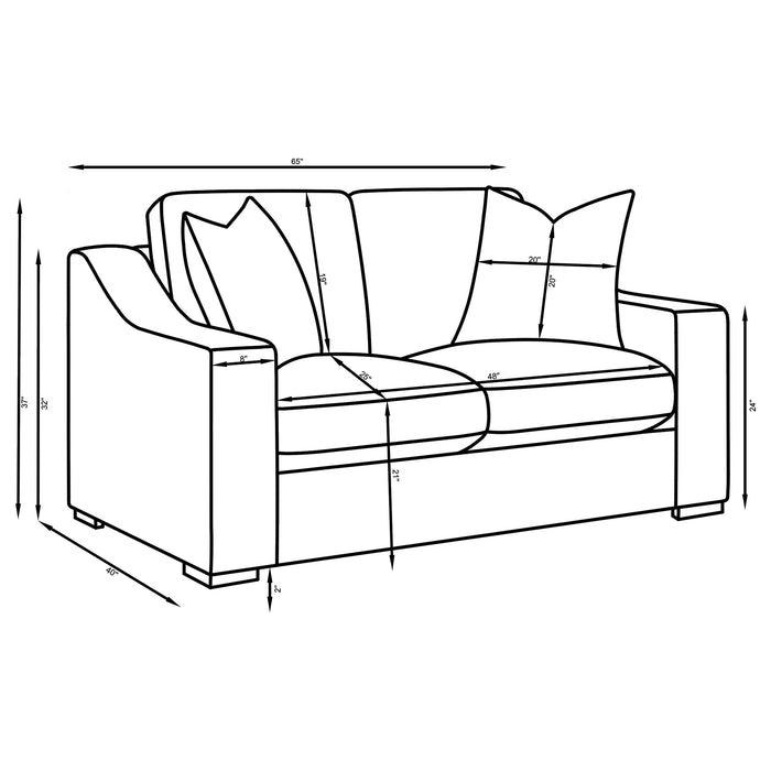Ashlyn Loveseat - US Furniture & Mattress (Waterbury,CT)*