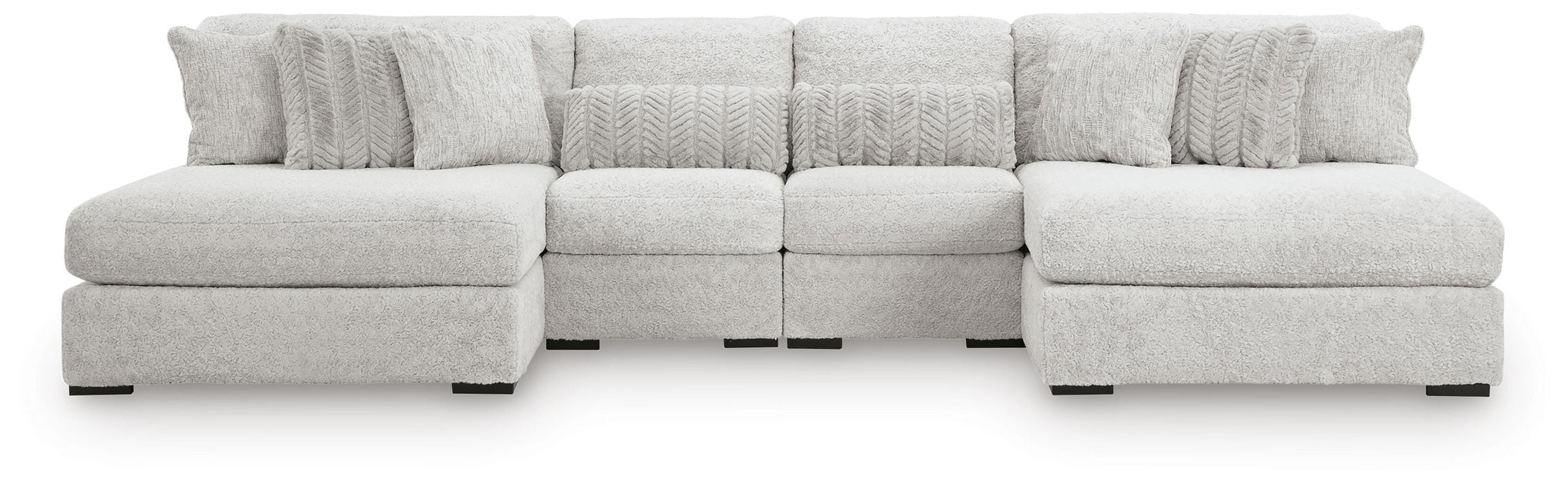 Cuddle Plush Sectional with Chaise - US Furniture & Mattress (Waterbury,CT)*