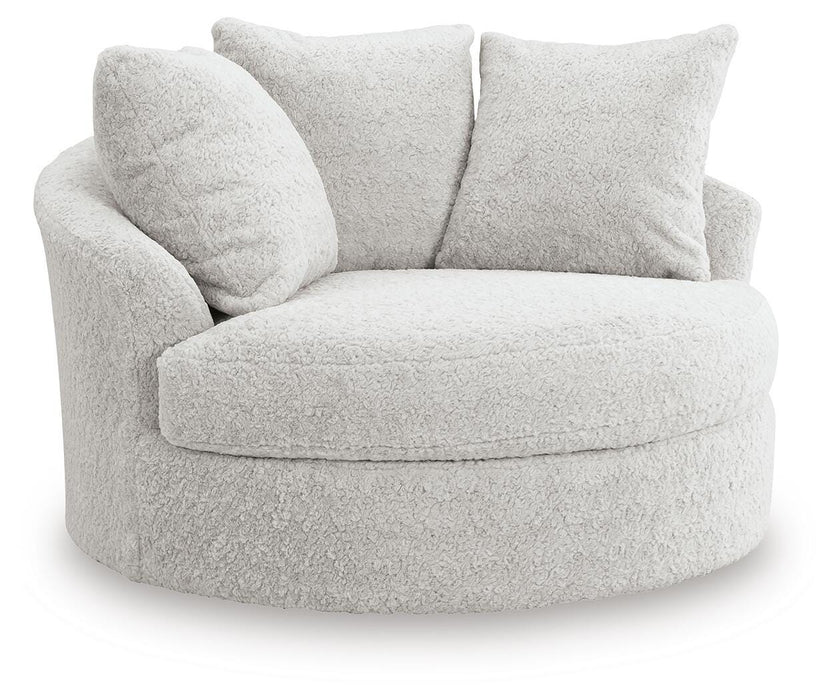 Cuddle Plush Oversized Swivel Accent Chair - US Furniture & Mattress (Waterbury,CT)*