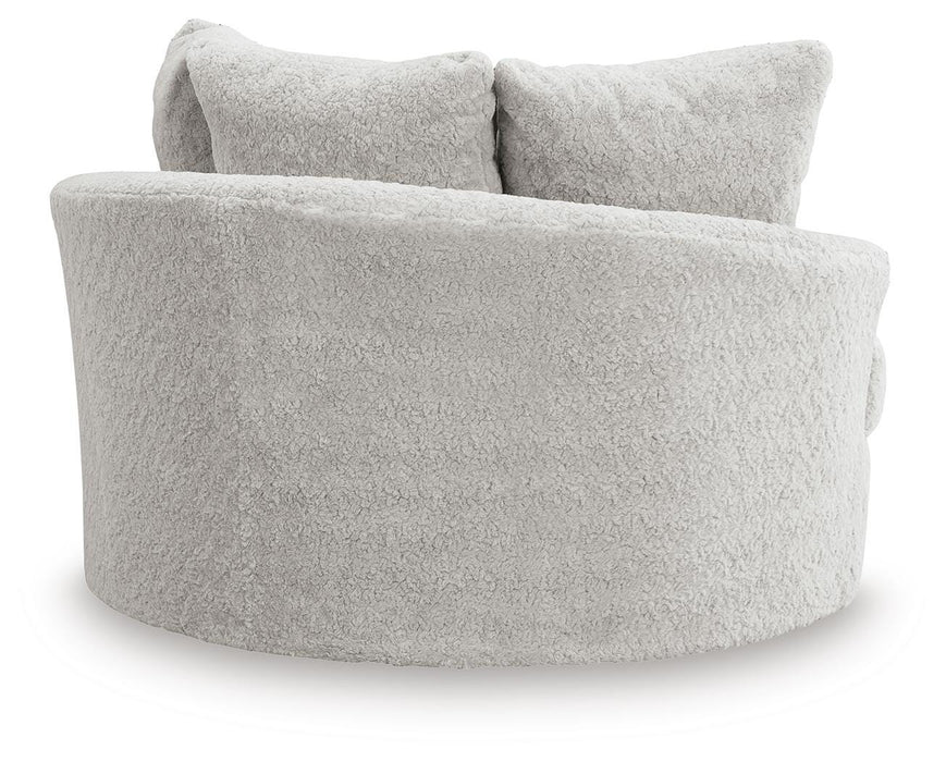 Cuddle Plush Oversized Swivel Accent Chair - US Furniture & Mattress (Waterbury,CT)*