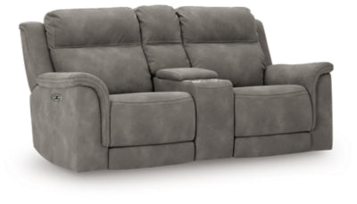Next-Gen DuraPella Power Reclining Loveseat with Console - US Furniture & Mattress (Waterbury,CT)*
