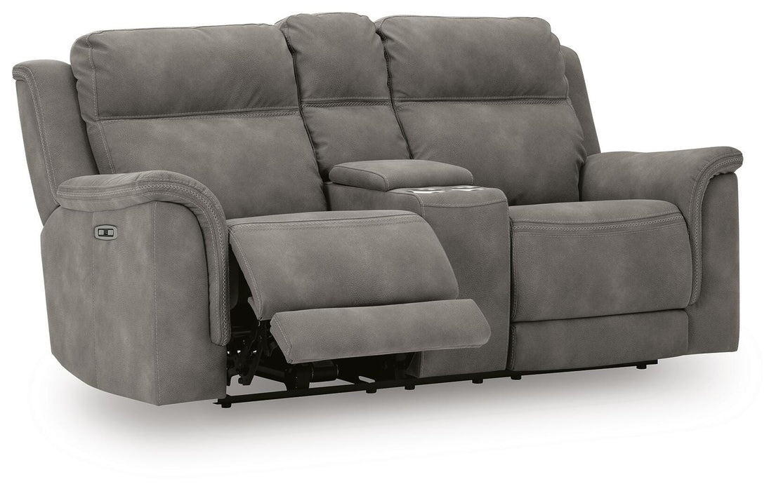 Next-Gen DuraPella Power Reclining Loveseat with Console - US Furniture & Mattress (Waterbury,CT)*