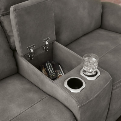 Next-Gen DuraPella Power Reclining Loveseat with Console - US Furniture & Mattress (Waterbury,CT)*