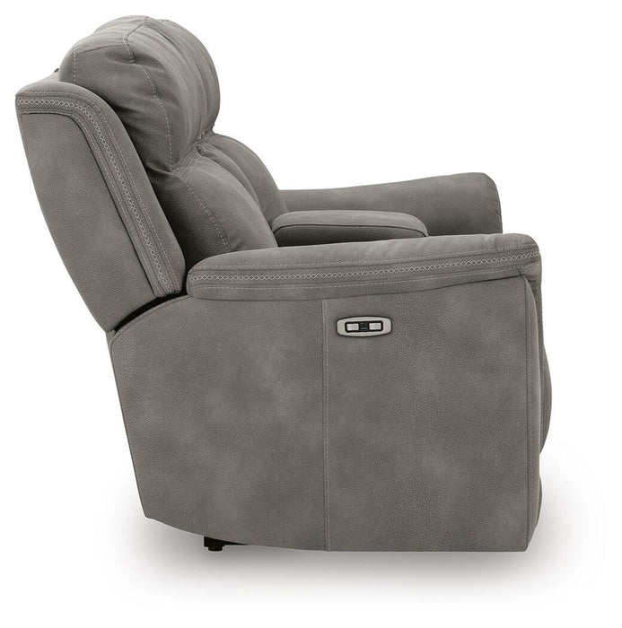 Next-Gen DuraPella Power Reclining Loveseat with Console - US Furniture & Mattress (Waterbury,CT)*