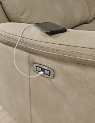 Next-Gen DuraPella Power Reclining Loveseat with Console - US Furniture & Mattress (Waterbury,CT)*