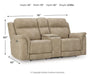 Next-Gen DuraPella Power Reclining Loveseat with Console - US Furniture & Mattress (Waterbury,CT)*