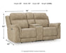 Next-Gen DuraPella Power Reclining Loveseat with Console - US Furniture & Mattress (Waterbury,CT)*