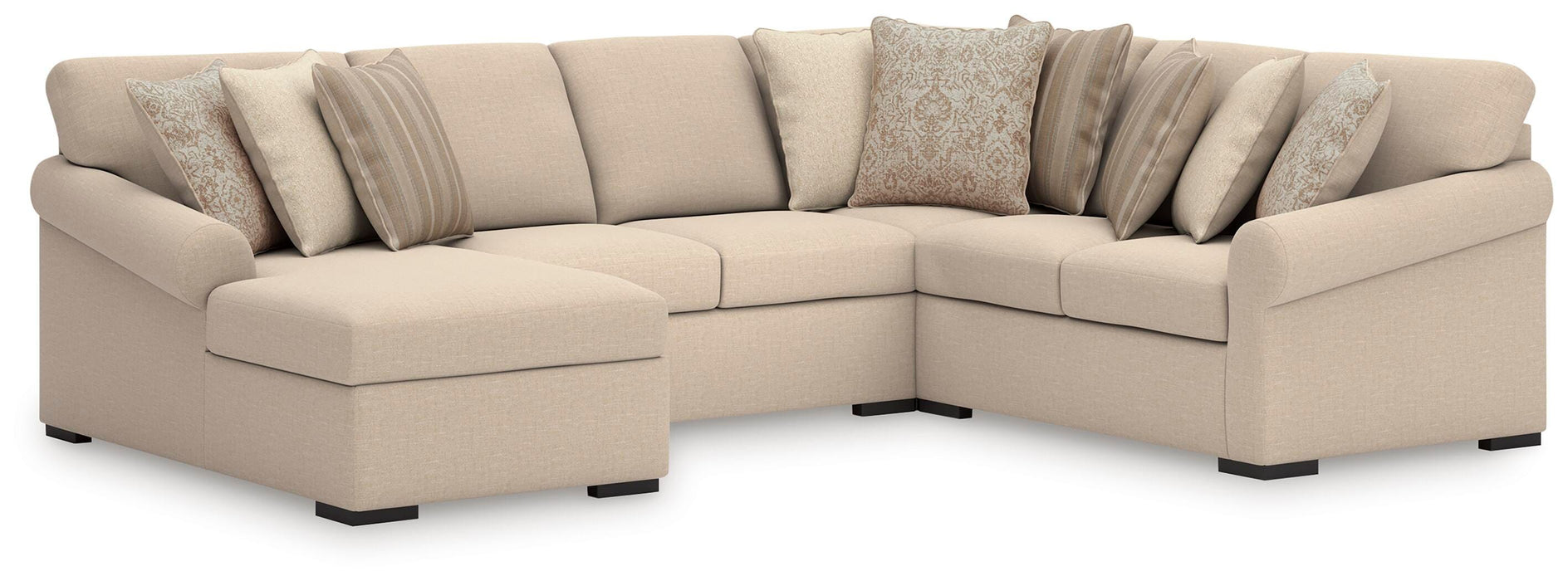 LadyMae Sectional with Chaise - US Furniture & Mattress (Waterbury,CT)*