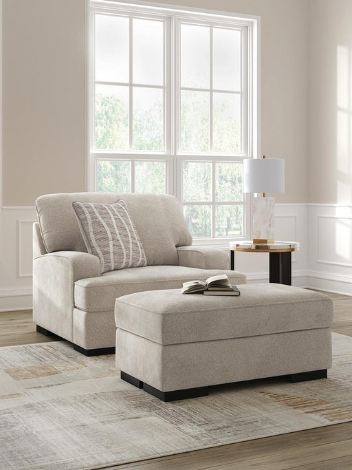 High Profile Chair & Ottoman Living Room Set - US Furniture & Mattress (Waterbury,CT)*