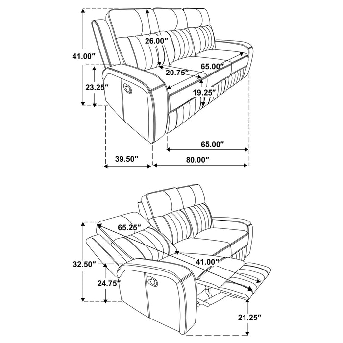 Raelynn Reclining Sofa Set - US Furniture & Mattress (Waterbury,CT)*