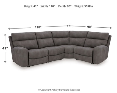 Next-Gen DuraPella Power Reclining Sectional - US Furniture & Mattress (Waterbury,CT)*