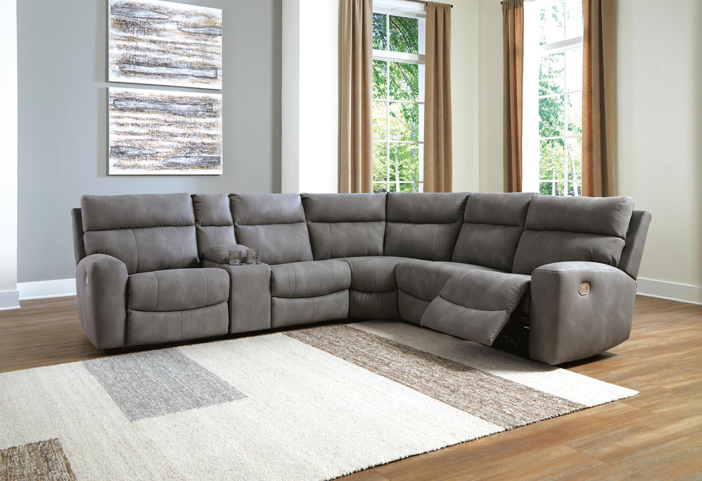 Next-Gen DuraPella Power Reclining Sectional - US Furniture & Mattress (Waterbury,CT)*
