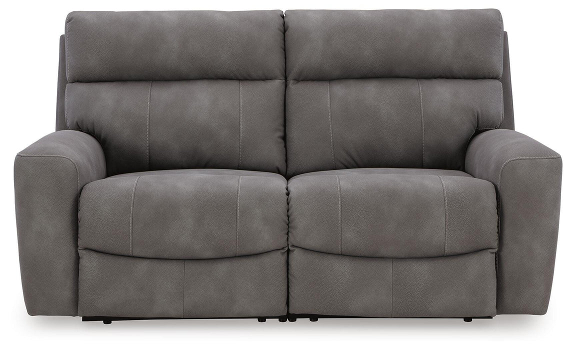 Next-Gen DuraPella Power Reclining Sectional Loveseat - US Furniture & Mattress (Waterbury,CT)*