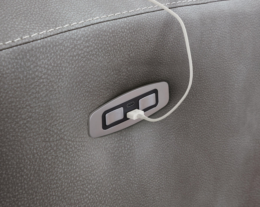 Next-Gen DuraPella Power Reclining Sectional Loveseat - US Furniture & Mattress (Waterbury,CT)*