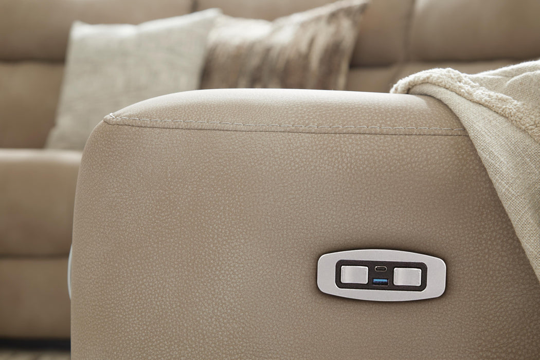 Next-Gen DuraPella Power Reclining Sectional Loveseat - US Furniture & Mattress (Waterbury,CT)*
