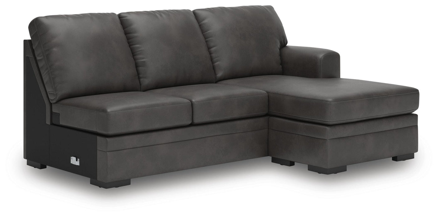 Lofton-Pike Sectional with Chaise - US Furniture & Mattress (Waterbury,CT)*