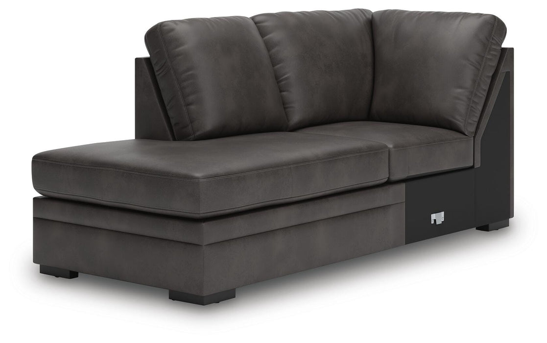 Lofton-Pike Sectional with Chaise - US Furniture & Mattress (Waterbury,CT)*