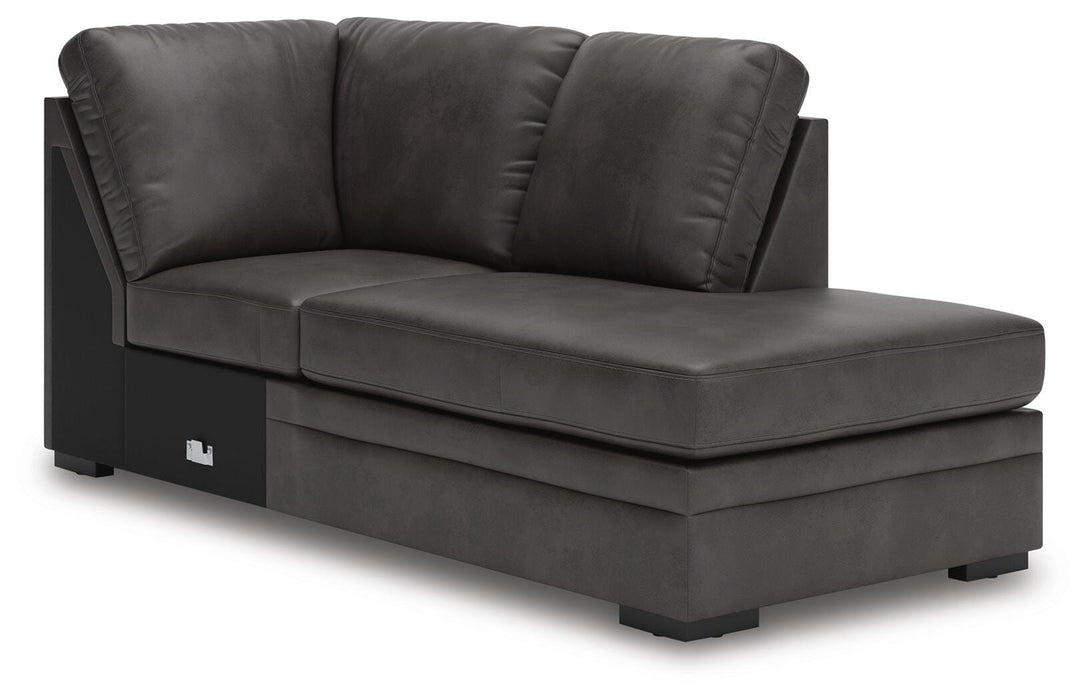 Lofton-Pike Sectional with Chaise - US Furniture & Mattress (Waterbury,CT)*