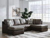 Castille Way Sleeper Sectional with Chaise - US Furniture & Mattress (Waterbury,CT)*