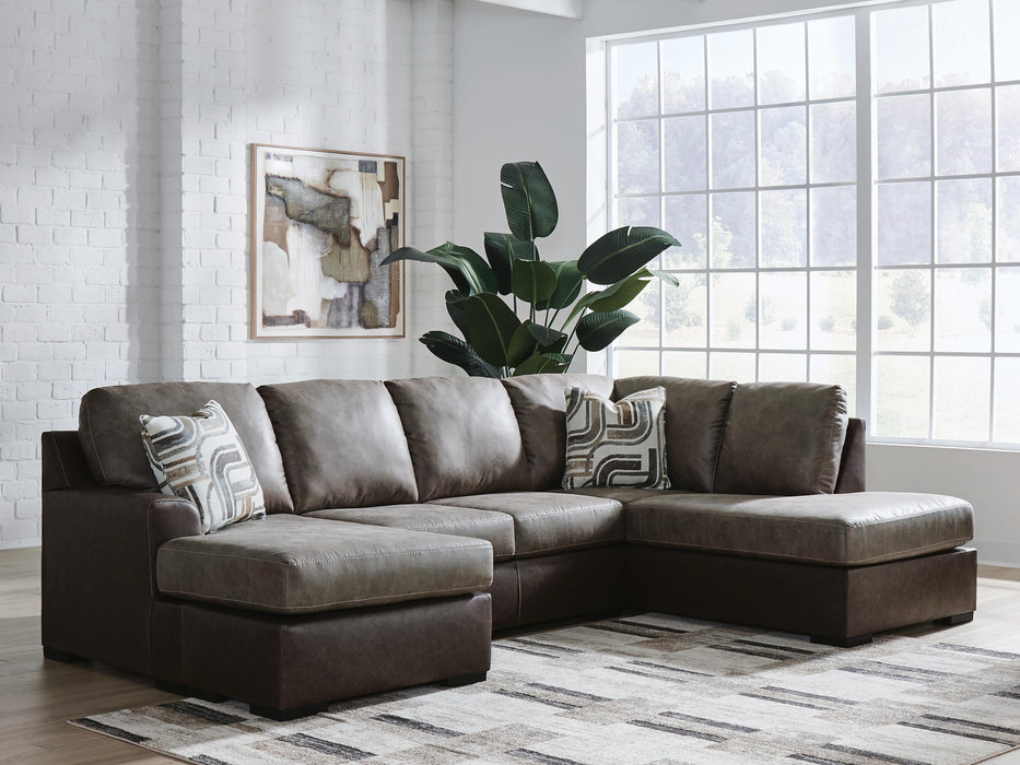Castille Way Sleeper Sectional with Chaise - US Furniture & Mattress (Waterbury,CT)*