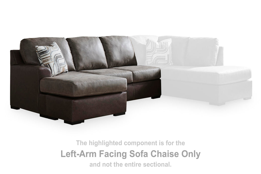 Castille Way Sectional with Chaise - US Furniture & Mattress (Waterbury,CT)*