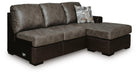 Castille Way Sectional with Chaise - US Furniture & Mattress (Waterbury,CT)*