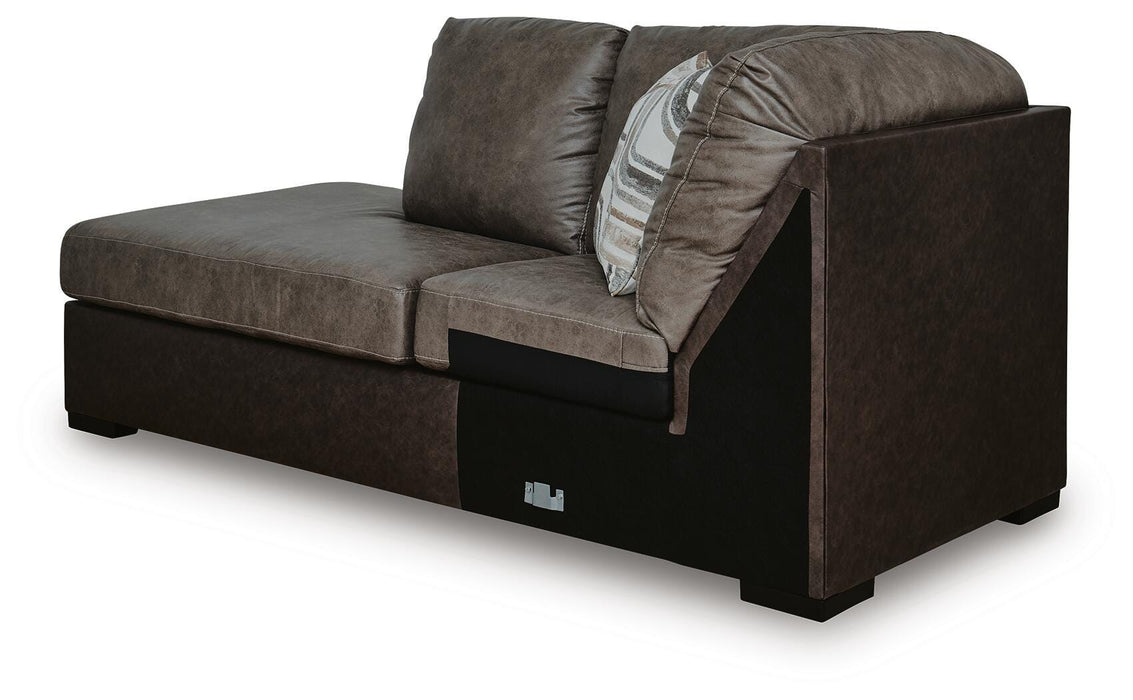 Castille Way Sleeper Sectional with Chaise - US Furniture & Mattress (Waterbury,CT)*