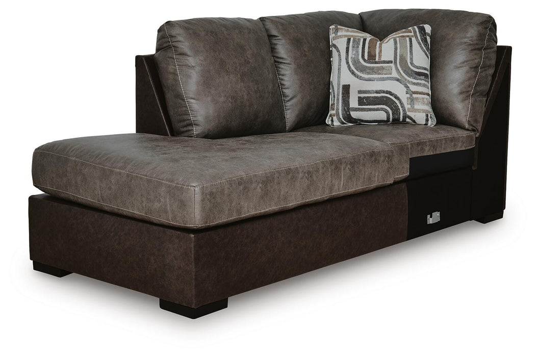 Castille Way Sleeper Sectional with Chaise - US Furniture & Mattress (Waterbury,CT)*