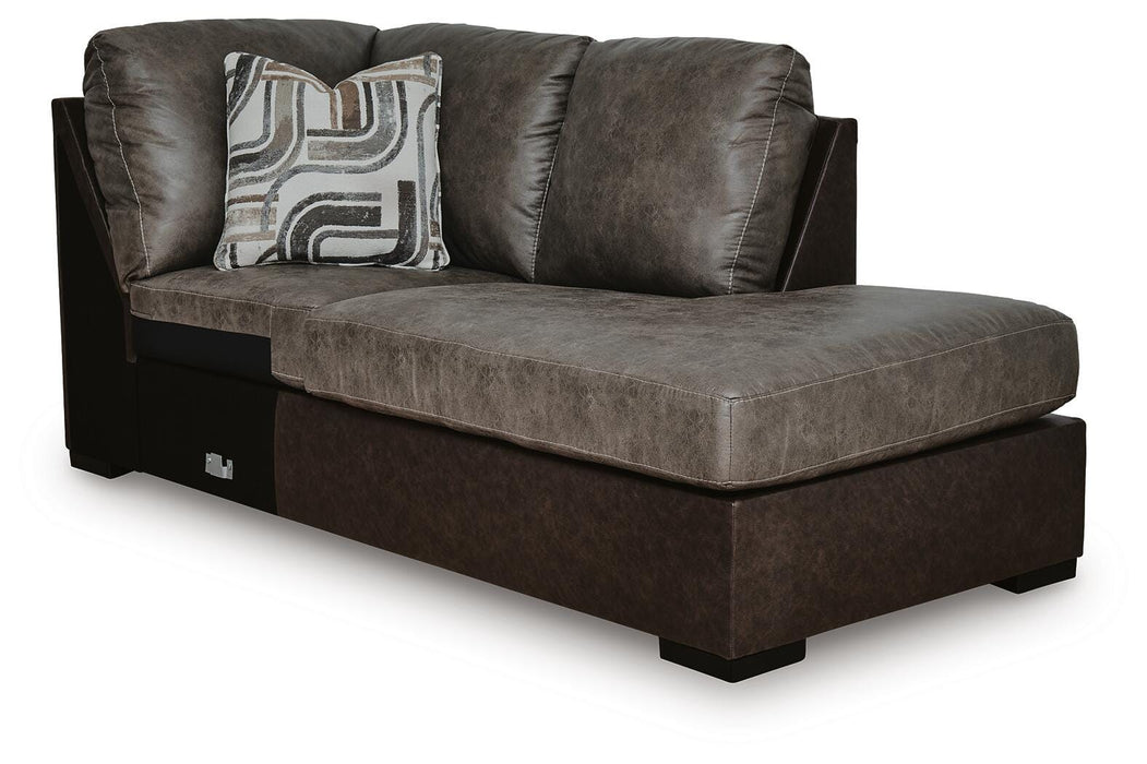 Castille Way Sleeper Sectional with Chaise - US Furniture & Mattress (Waterbury,CT)*
