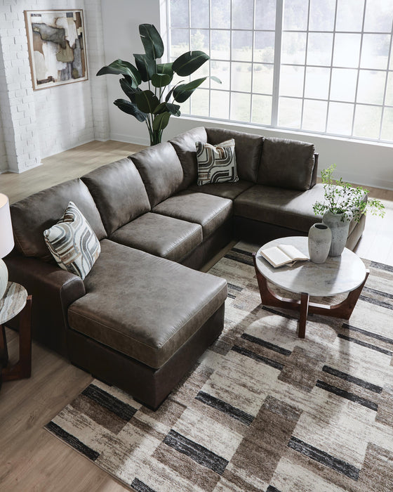 Castille Way Sleeper Sectional with Chaise - US Furniture & Mattress (Waterbury,CT)*