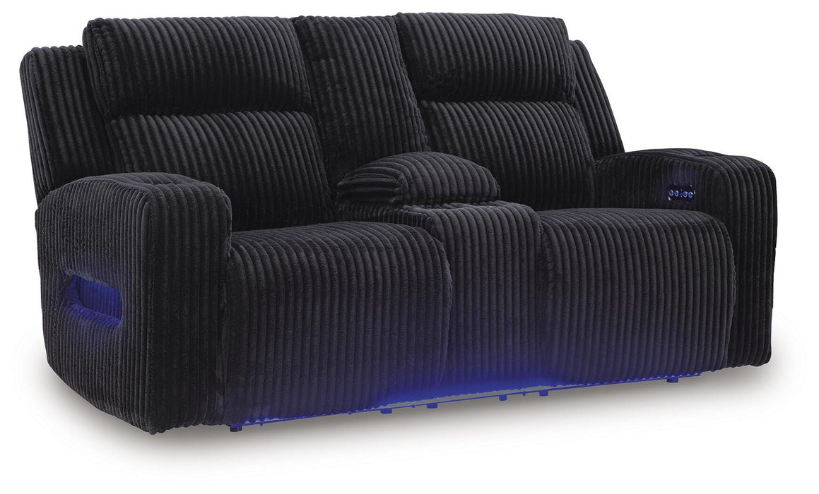 Forest Lake Power Reclining Loveseat with Console - US Furniture & Mattress (Waterbury,CT)*