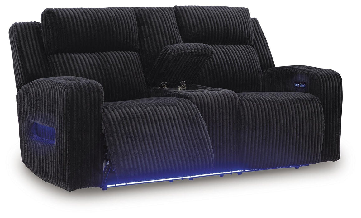 Forest Lake Power Reclining Loveseat with Console - US Furniture & Mattress (Waterbury,CT)*