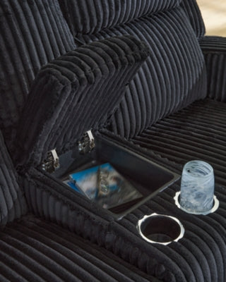 Forest Lake Power Reclining Loveseat with Console - US Furniture & Mattress (Waterbury,CT)*